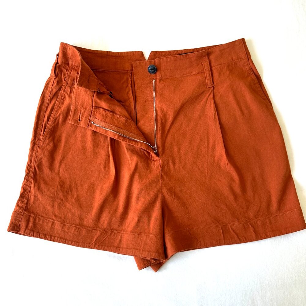 Rag & Bone Rust Linen Shorts - image 6